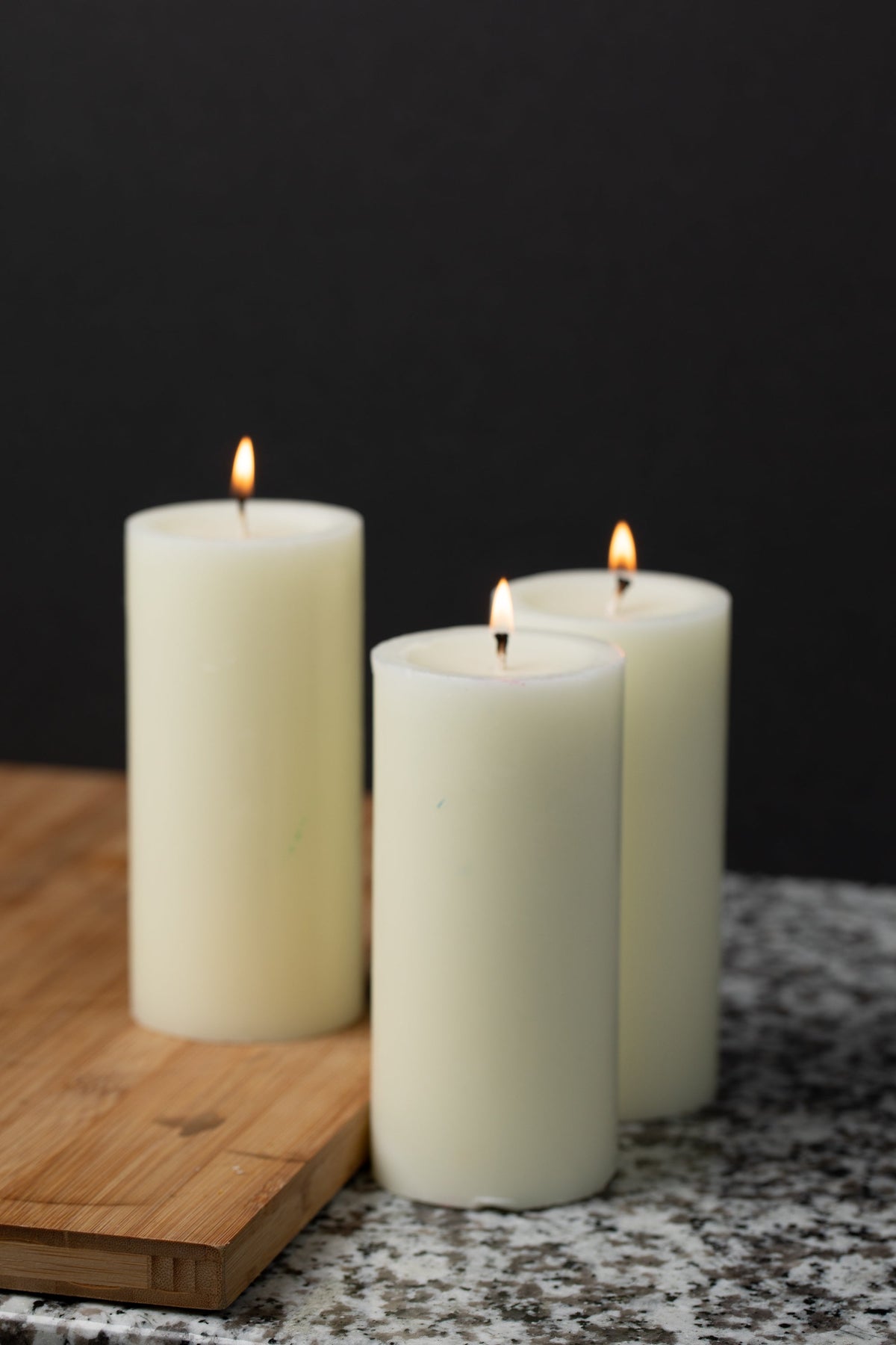 Richland Pillar Candle 3"x6" Light Ivory - view 3