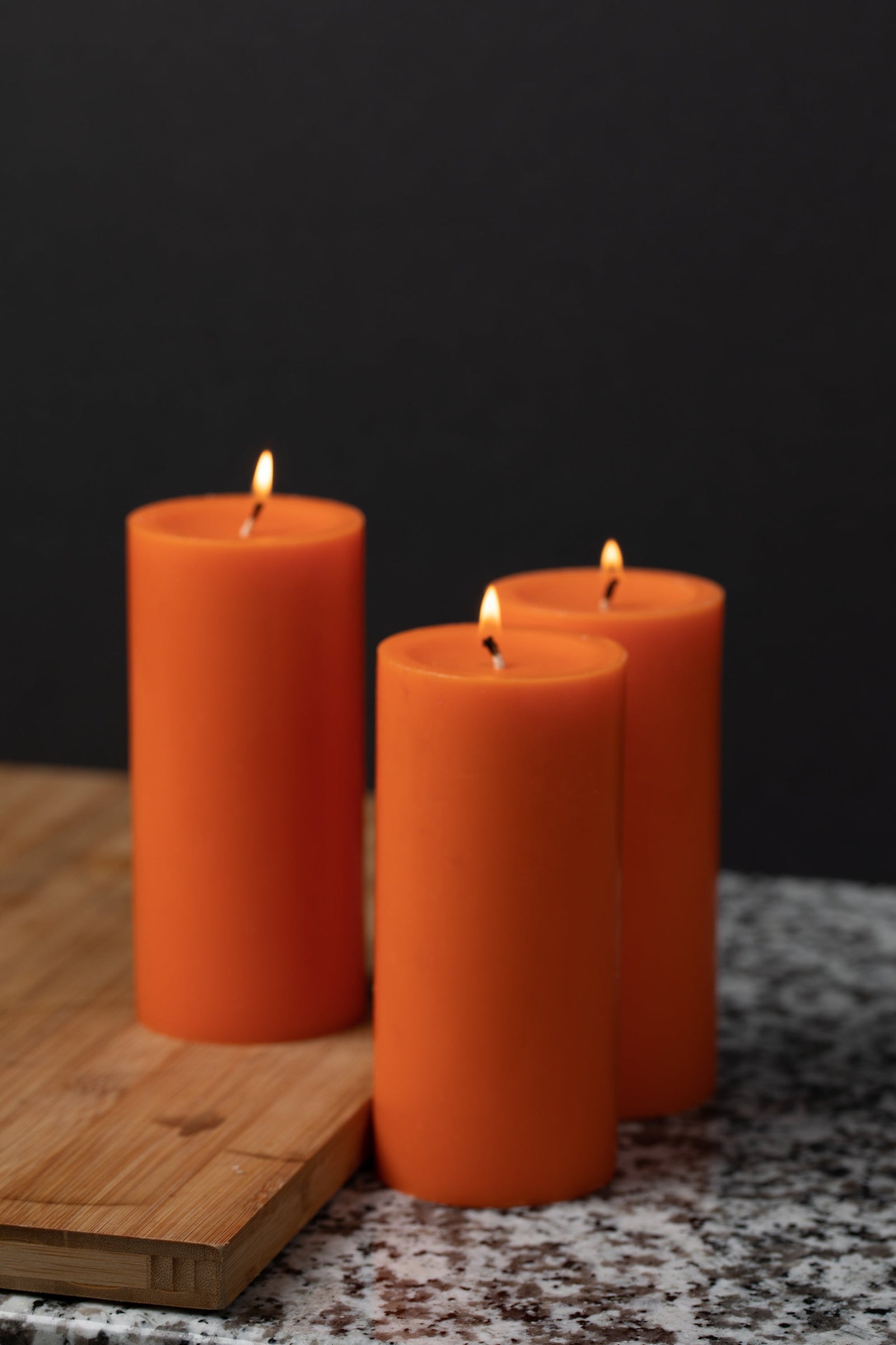 Richland Pillar Candle 3"x6" Orange