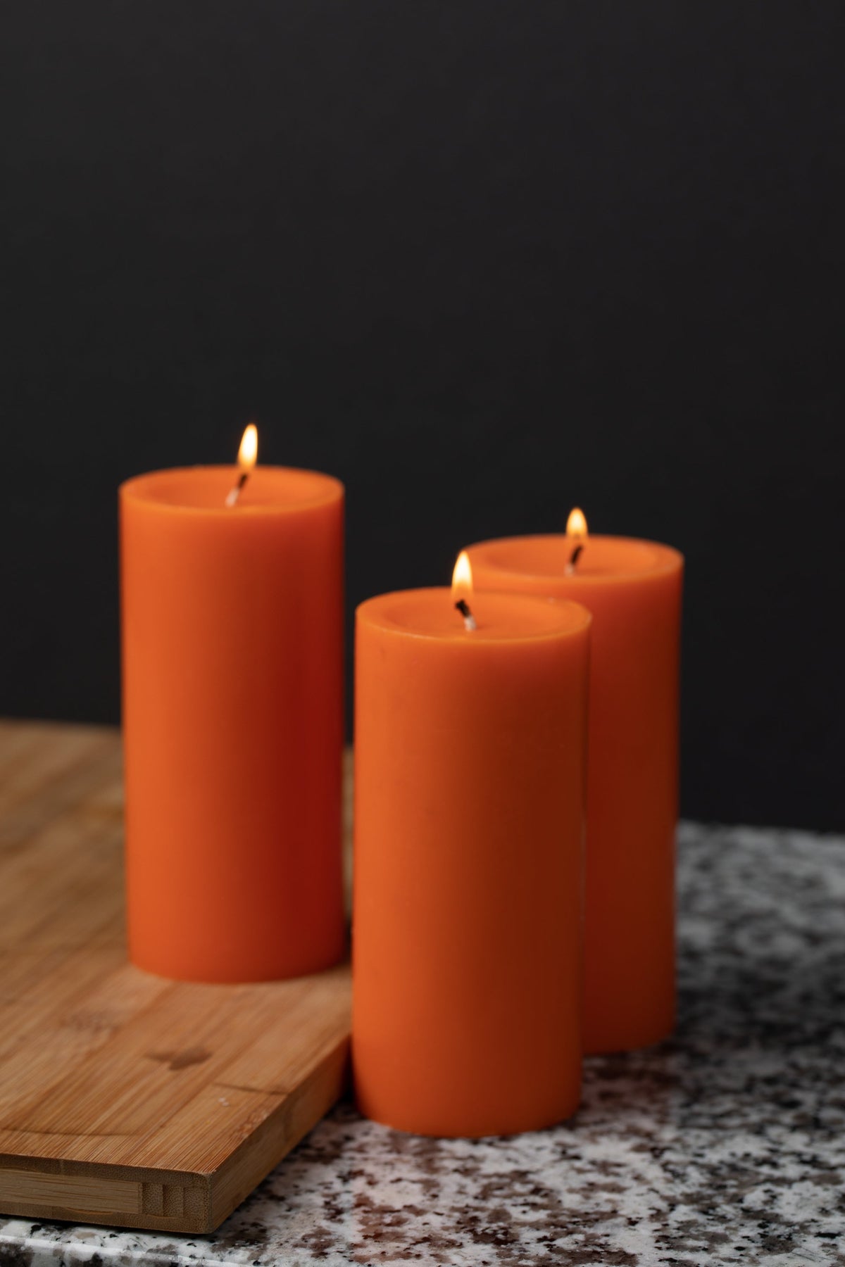 Richland Pillar Candle 3"x6" Orange - view 2