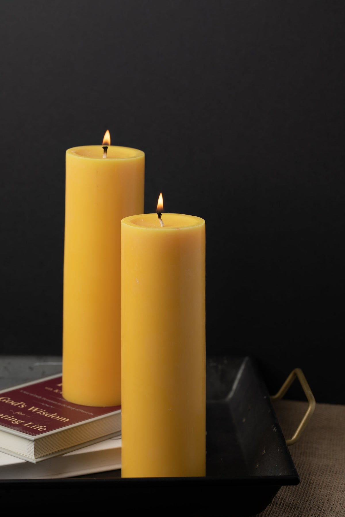 Richland Pillar Candle 3"x9" Yellow - view 2