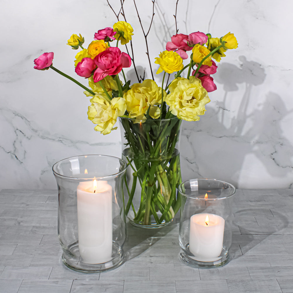 Eastland Adorn Hurricane Vase 8" - view 4