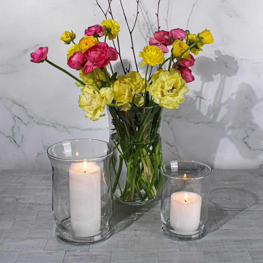 Eastland Adena Hurricane Vase 10.5" Set of 2 - view 4