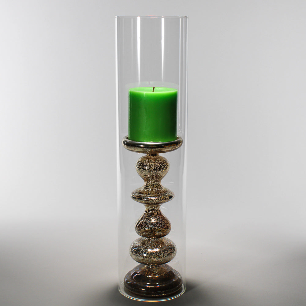 Glass Chimney Candle Shade 4" x 16" – Set of 12 - view 2