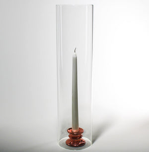 5 of 8: Glass Chimney Candle Shade 4" x 16" – Set of 12