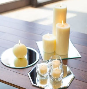 4 of 4: Richland Sphere Candle 3" Ivory Set of 24