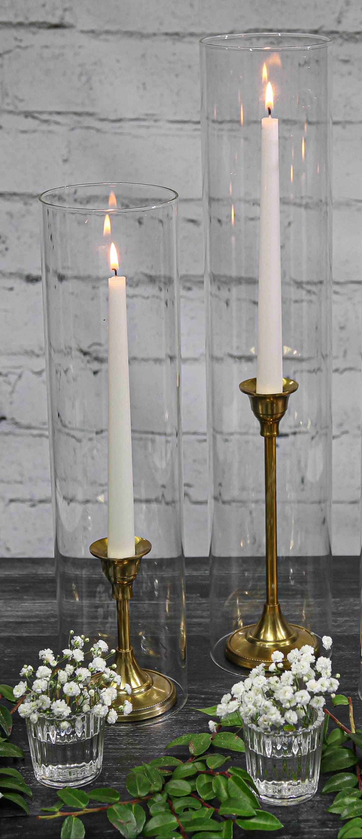 Taper Candlestick Gold 5in - view 3
