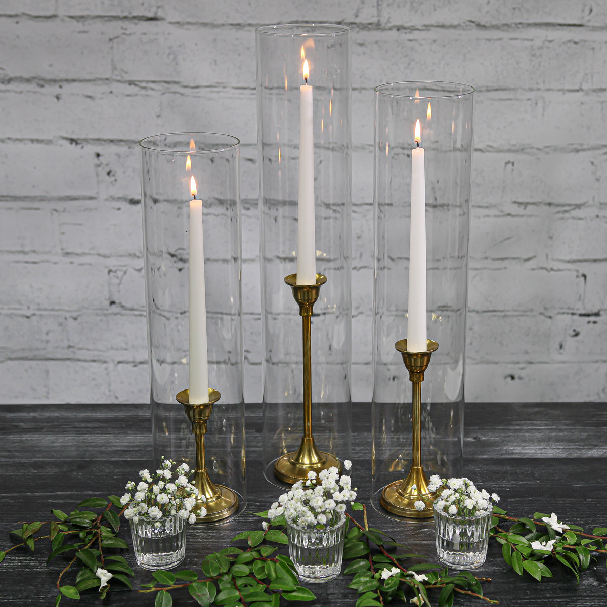 Glass Chimney Candle Shade 4" x 16" – Set of 12 - view 8