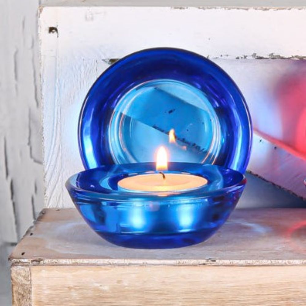 Eastland Chunky Tealight Candle Holder Blue Set of 96 - view 2