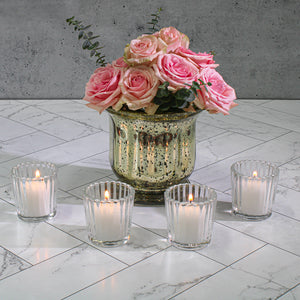 3 of 6: Eastland Ribbed Votive Candle Holder