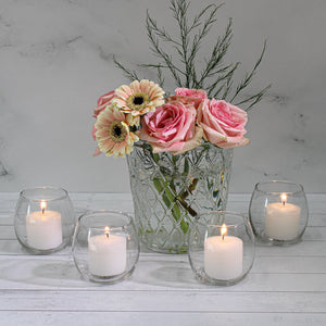 4 of 5: Richland Votive Candles Unscented White 10 Hour