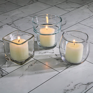 3 of 3: Richland Votive Candles Unscented Light Ivory 10 Hour Set of 12