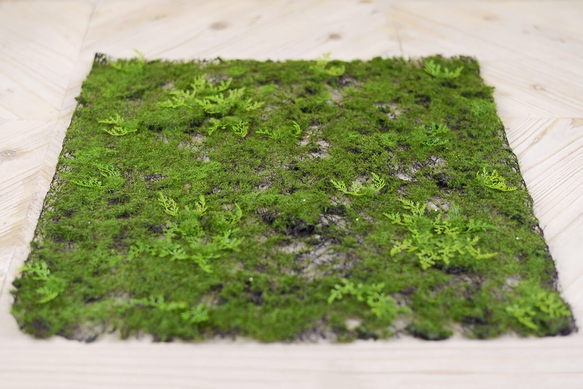 Artificial Moss & Fern Place Mat 20in