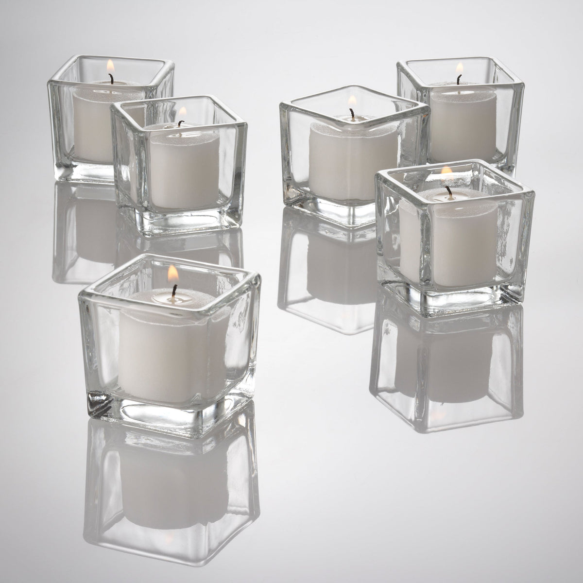 eastland square votive candle holder set of 12 - view 1