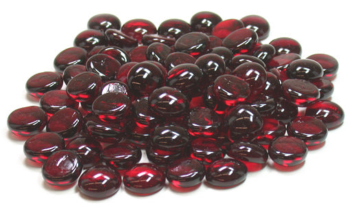 Vase Gems Ruby Red Glass 18 lbs. - view 2