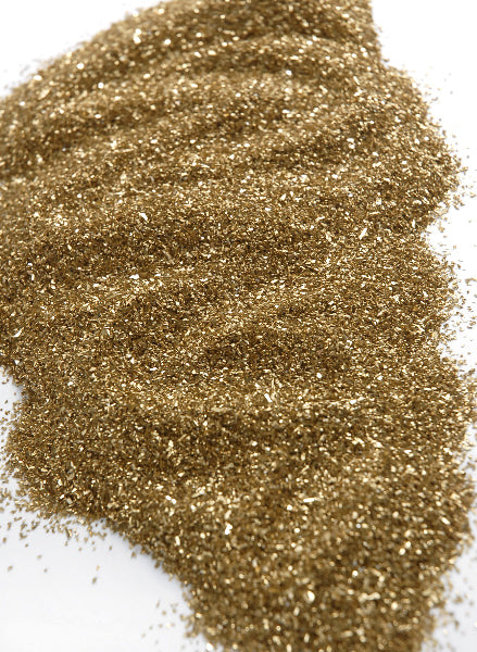 german glass glitter gold 1 lb bag