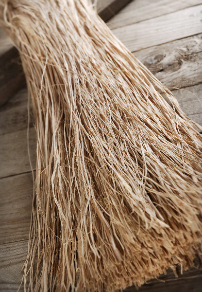Natural Raffia Bundle Trimmed - view 1