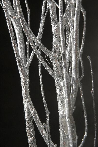 birch tree branches silver sequin sparkle 54 - view 1
