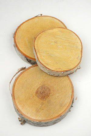 1 of 4: birch slab round 8 x 1 thick