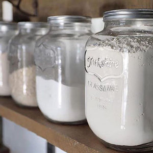 2 of 2: Two Gallon Yorkshire Glassware Mason Jar