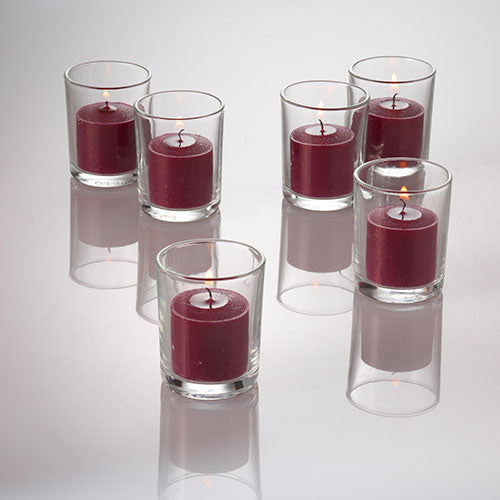 richland votive candles purple mulberry scented 10 hour set of 288 - view 3