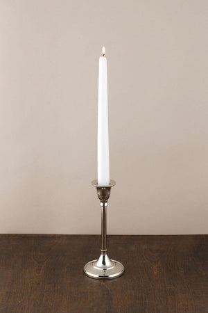 1 of 2: candlestick silver 7in