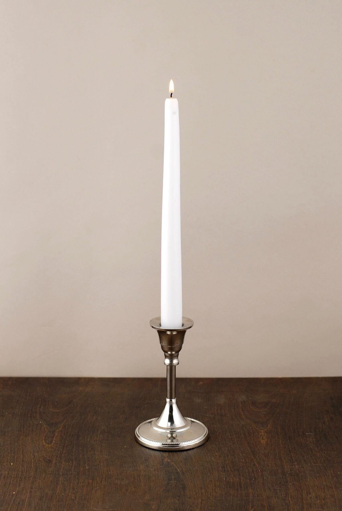 candlestick silver 5in