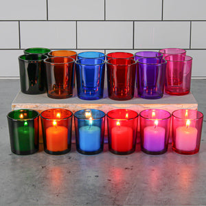 1 of 7: Richland Votive Candles & Eastland Colored Votive Holders Set of 144