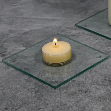 Richland Clear Cup Tealight Candles Ivory Vanilla Scented Set of 50 - view 3