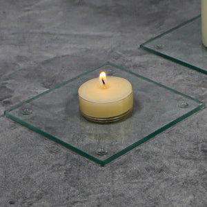 3 of 5: Richland Clear Cup Tealight Candles Ivory Vanilla Scented Set of 50
