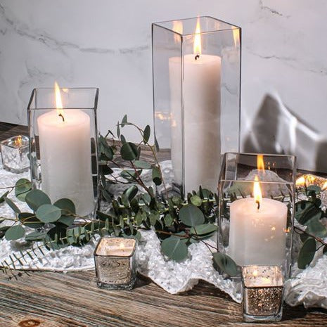 Richland Silver Mercury Square Votive Holder Set of 72 - view 3