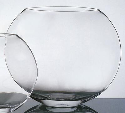 round glass vase 10in - view 4