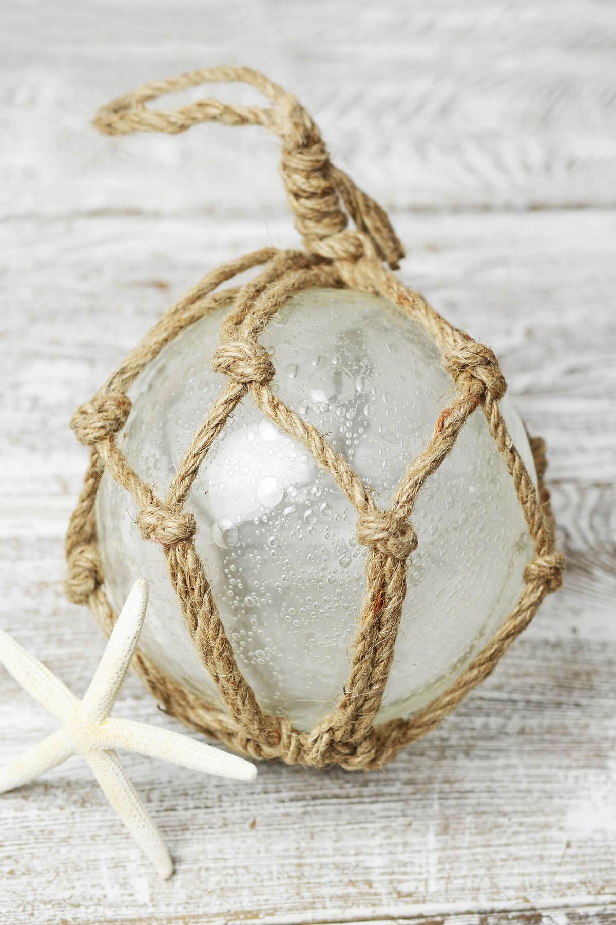 Clear Glass 6 Inch Japanese Nautical Float - view 1