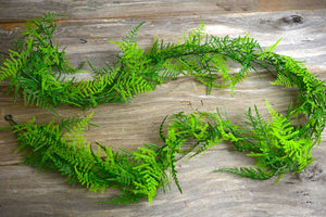 2 of 3: 6 Ft Artifical Asparagus Fern Garland