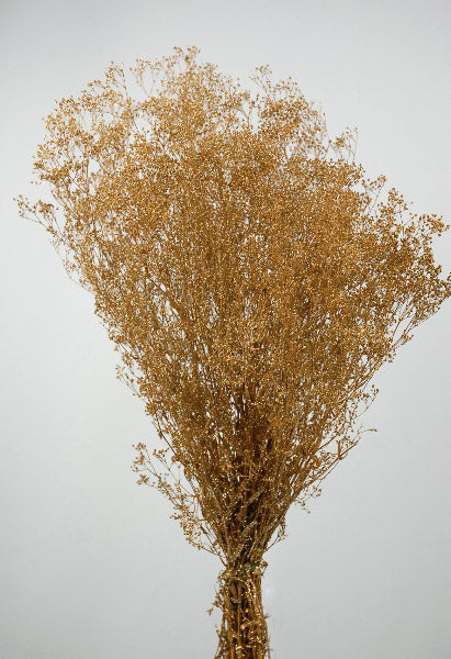 gold baby s breath branches 4oz bunch 26in - view 2
