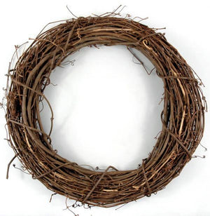 1 of 2: grapevine wreath 18in
