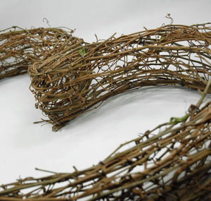 3 of 3: handmade large 26 grapevine heart wreath