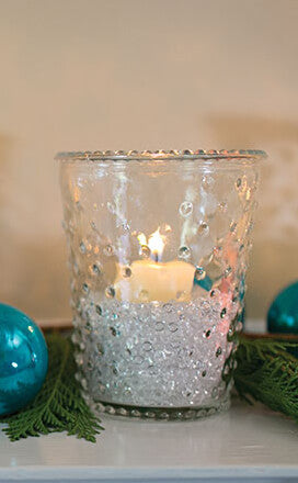 6 of 6: Hobnail Annie Votive Holder & Vase  4" x 5" Clear Glass
