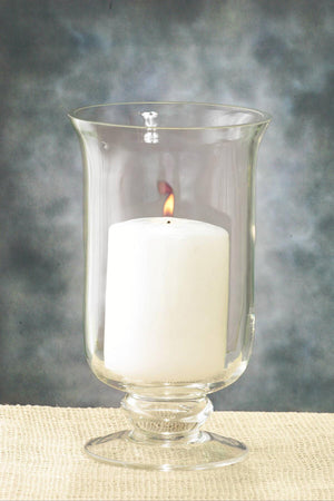 3 of 4: 8in Hurricane Vase & Candle Holder