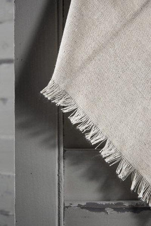 4 of 6: 12 Linen Napkins with Fringe Edge 20in