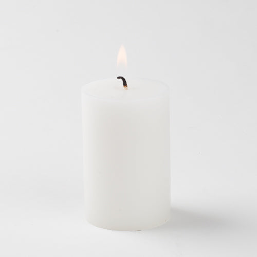 Richland Pillar Candle 2"x3" White Set of 20