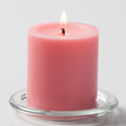 Richland Pillar Candles 3"x3" Pink Set of 12 - view 1