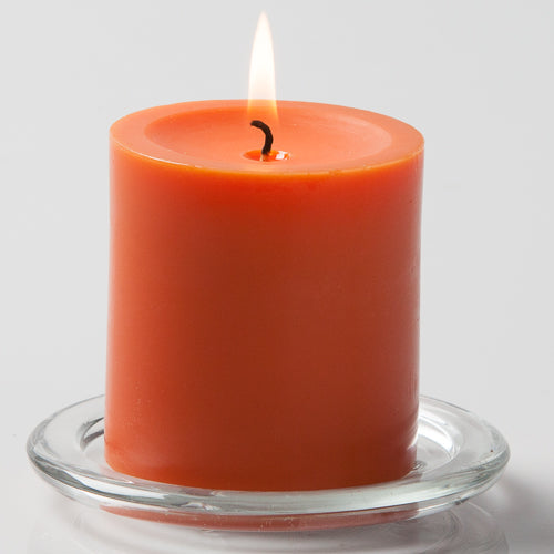 Richland Pillar Candles 3"x3" Orange Set of 12 - view 1