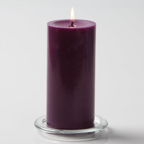 Richland Pillar Candles 3"x6" Purple Set of 12 - view 1