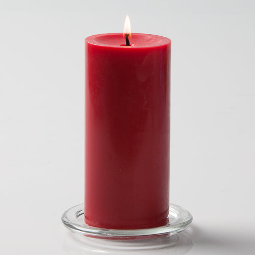 Richland Pillar Candle 3"x6" Red