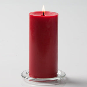 1 of 2: Richland Pillar Candle 3"x6" Red