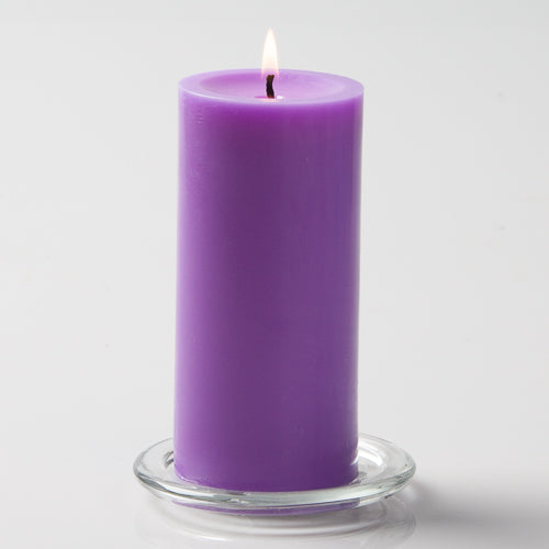 Richland Pillar Candles 3"x6" Lavender Set of 24 - view 1