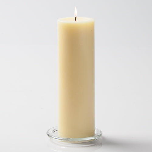 richland pillar candles 3 x9 ivory set of 6 - view 1