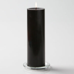 1 of 3: Richland Pillar Candle 3"x9" Black
