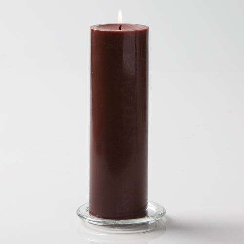 Richland Pillar Candle 3"x9" Brown