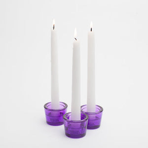 2 of 2: richland multi use tealight and taper holder purple set of 72